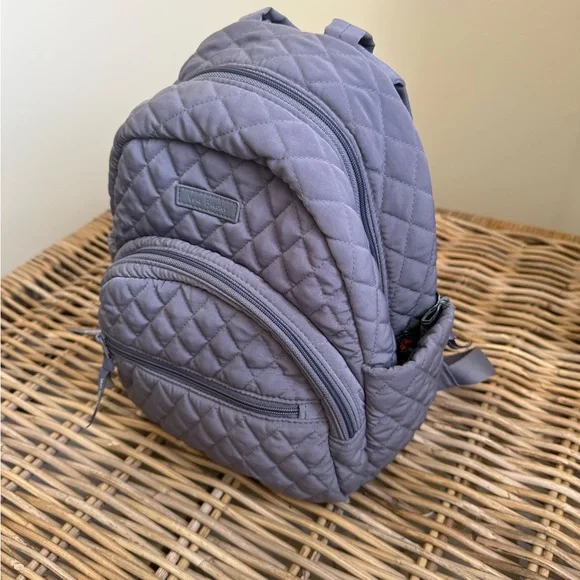 Vera Bradley Charcoal Quilted Backpack - Picture 12 of 13